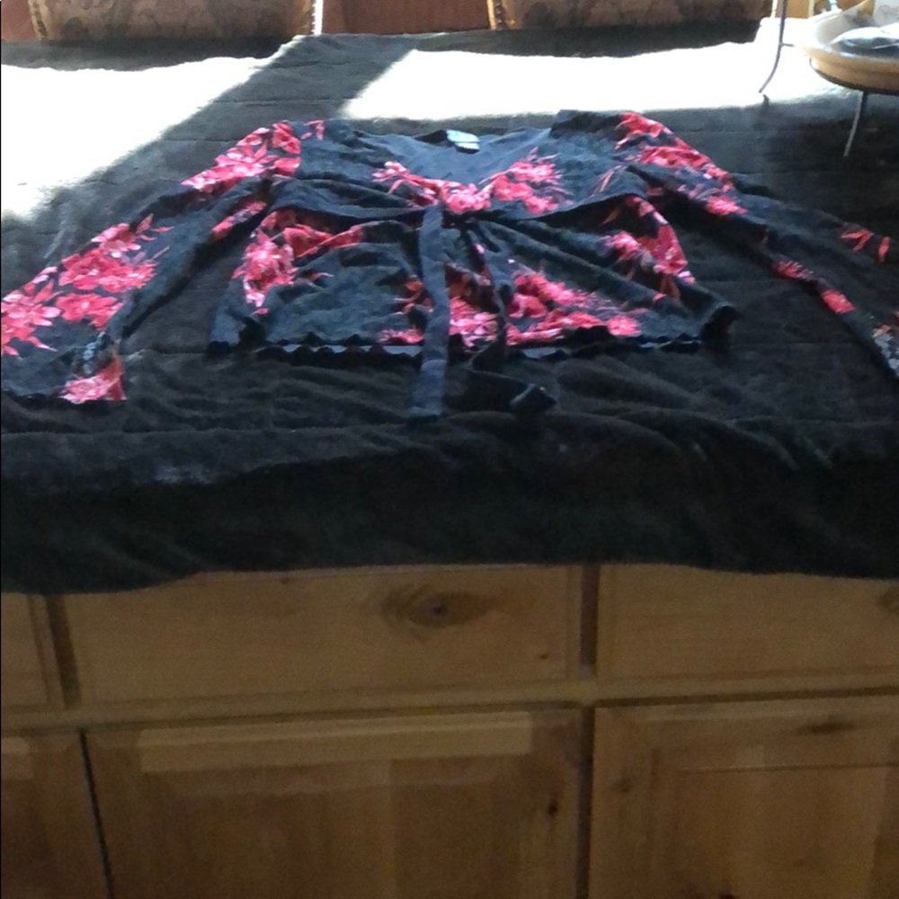 INC floral shirt